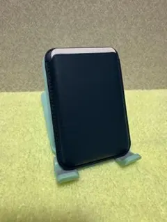 純正互換品 iPhone レザーォレット ネイビー