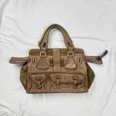 Chloé Elvire Braun Handtasche aus Lederのサムネイル