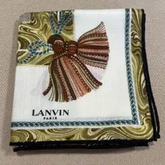 【お値下げしました】LANVIN ハンカチ タッセル