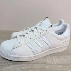 美品 adidas SUPERSTAR スエード 本革スエード 24