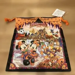 ミッキー＆ミニー＆ドナルド＆グーフィー　巾着　ディズニー　ハロウィン　2004年
