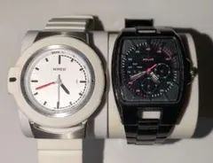 WIRED WW TYPE01とV14J-0BA0 アナログ腕時計 2個セットのサムネイル