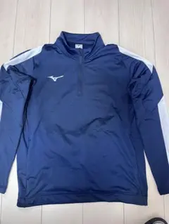 Mizuno ハーフジップ長袖ジャージ L ネイビー