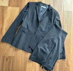 ダークグレー ストライプ ビジネススーツ　上38 下40