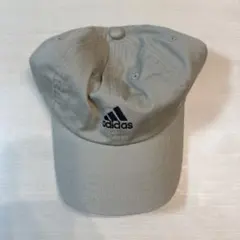 adidas ベースボールキャップ ベージュ サイズ調整可能