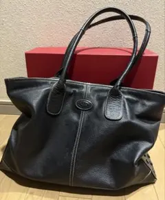 TOD’S トッズ レザーハンドバッグ ブラック