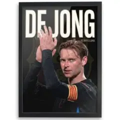 即日発送 Frenkie de Jong A4 ポスター 額装
