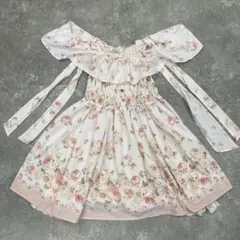 ■ LIZLISA リズリサ ワンピース オフショル 花柄 Y2K 平成 00s