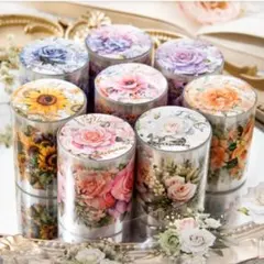 No.51 断捨離中♡ 中古 海外マステ 装飾 花 植物 - メルカリ