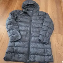 ユニクロ　ダウンジャケット　ダウンコート　ロング　ネイビー　Sサイズ