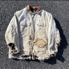 carhartt ダメージ加工 ホワイトジャケットのサムネイル