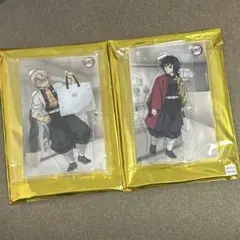 鬼滅の刃　ダイニング　ランダム背景付きアクリルスタンド　冨岡義勇　不死川実弥