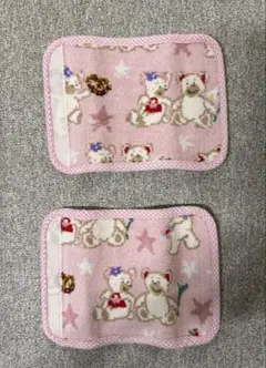 FEILER 抱っこ紐用 サッキングパッド ピンク くま柄のサムネイル