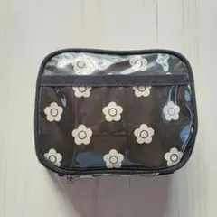 マリークワント　ポーチ　ダブルファスナー