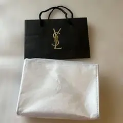 Yves Saint Laurent ポーチ ショップ袋 中型 黒