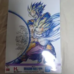 一番くじ　ドラゴンボール40th H賞クリアポスター　未開封　親子かめはめ波