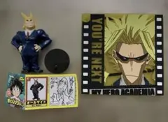 ヒロアカ　オールマイト ラバーコースター　＆　ミニフィギュア　メルカリ便匿名配送