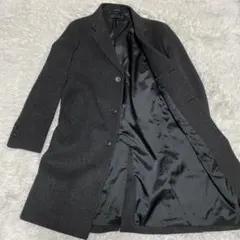 Uniqlo ユニクロ　チェスターコート　グレンチェック　カシミヤ混