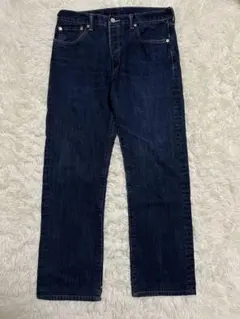 リーバイス　501 インディゴ　ボタンフライ　牛革パッチ　W33 L32