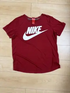Nike ロゴプリント 半袖Tシャツ レッド