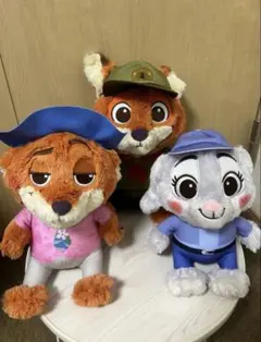 ズートピア2 FukuFuku Bigぬいぐるみ ニック ジュディ タグ付未使用