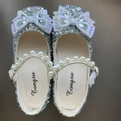 キッズフォーマルシューズ スパンコール　キラキラ