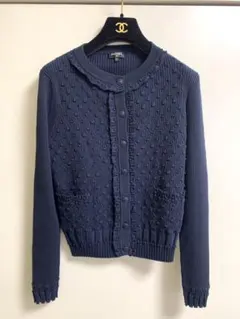 シャネル CHANEL カーディガン ココマーク ココボタン 38サイズ