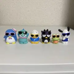 はぴだんぶい グラサンばちばちフィギュア　6種　コンプリート