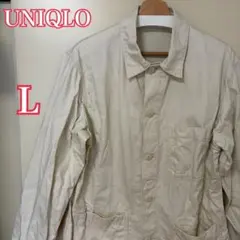 古着 UNIQLO ユーティリティジャケット Lサイズ ホワイト