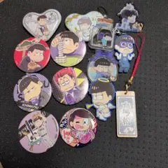 おそ松さん 一松 グッズ まとめ売り 缶バッジ ストラップ - メルカリ