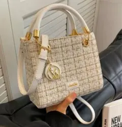 残り1点⚠️ZARAジャンル 海外ブランド 量産型 高見えツイードショルダーバッグ