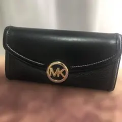 Michael Kors ブラックレザー長財布