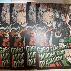 ヒロアカ デスクパッドコレクション 爆豪勝己 4枚セット