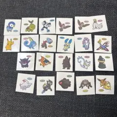 ぺ*ん様 ポケモンパンシール まとめ売り 22枚セット