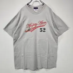 鉄腕アトム　半袖　Tシャツ　L　ビッグプリント　ロゴ　グレー　人気　アニメ　古着