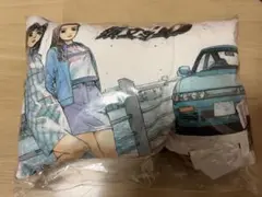 頭文字D 真子 ＆ 沙雪 クッション シルエイティ Impact Blue