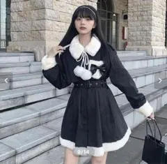 サンタコスプレ ワンピース クリスマス ブラックサンタ