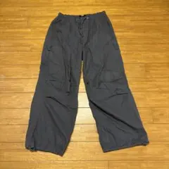 美品】DOMINGO ナイロンロングパンツ ブラック Lサイズ ドミン - メルカリ