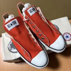 コンバース　オールスター　オレンジ　アメリカ製