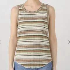 美品！スローブイエナ ランダムリブタンクのサムネイル