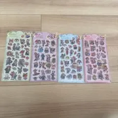 最安値 ズートピア ぷくぷくシール 3D 立体シール 4枚セット