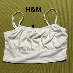 H&M 新品　　ホワイト キャミソール Mのサムネイル