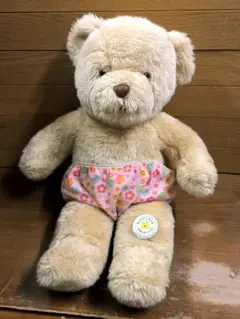 缶バッジ付 ビルド・ア・ベア テディベア ぬいぐるみ [座28cm] パンイチのサムネイル