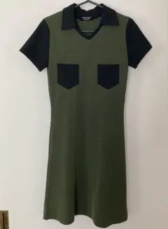 《美品》 ナイスクラップ ワンピース チュニック ミニ丈 グリーンのサムネイル