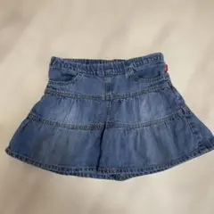 hakka kids デニムスカートショートパンツ 110のサムネイル
