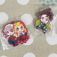 【匿名配送】 鬼滅の刃 キャラばんちょうこう ラバーマスコット 2個セット