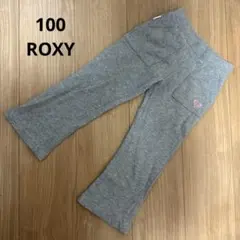 100 ROXY/ロキシー　スウェットパンツ グレー ピンクロゴ