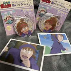 双忍 鉢屋三郎 不破雷蔵 忍たま乱太郎 缶バッジ カード 4点セット