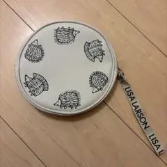 LISA LARSON ハリネズミ ラウンドポーチ