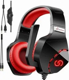 ✨大特価✨ゲーミングヘッドセット ps4ヘッドホン LEDマイク付き